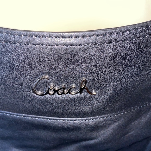 Black Coach Leather Bag - Picture 2 of 6